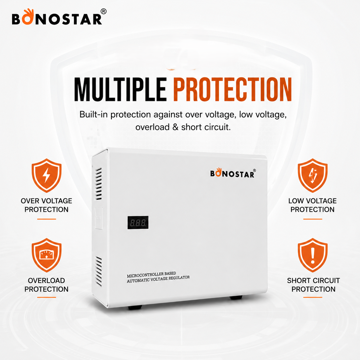 Digital 4KVA 130V AC Stabilizer - Image 2